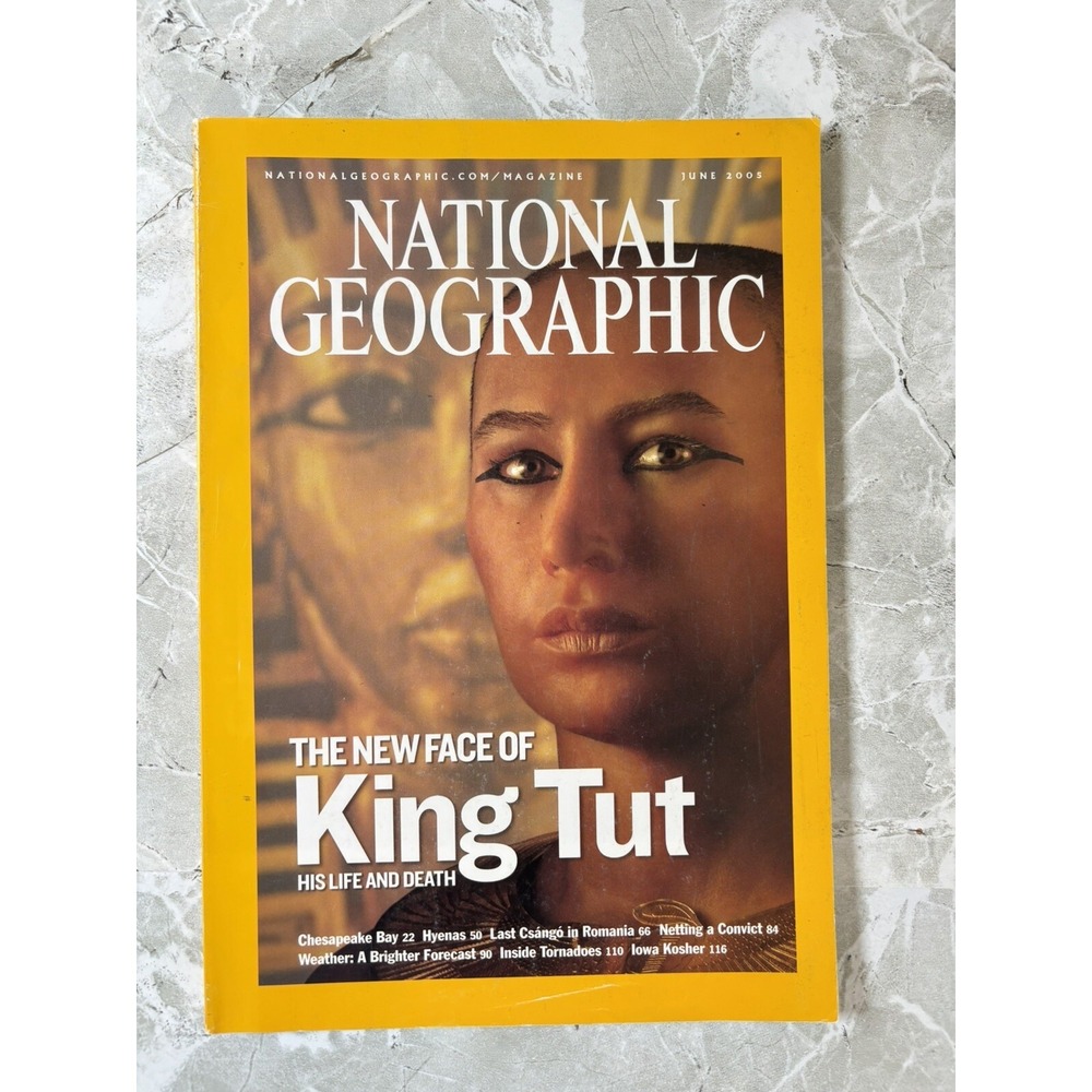 National Geographic Magazine June 2005 The New Face Of King Tut